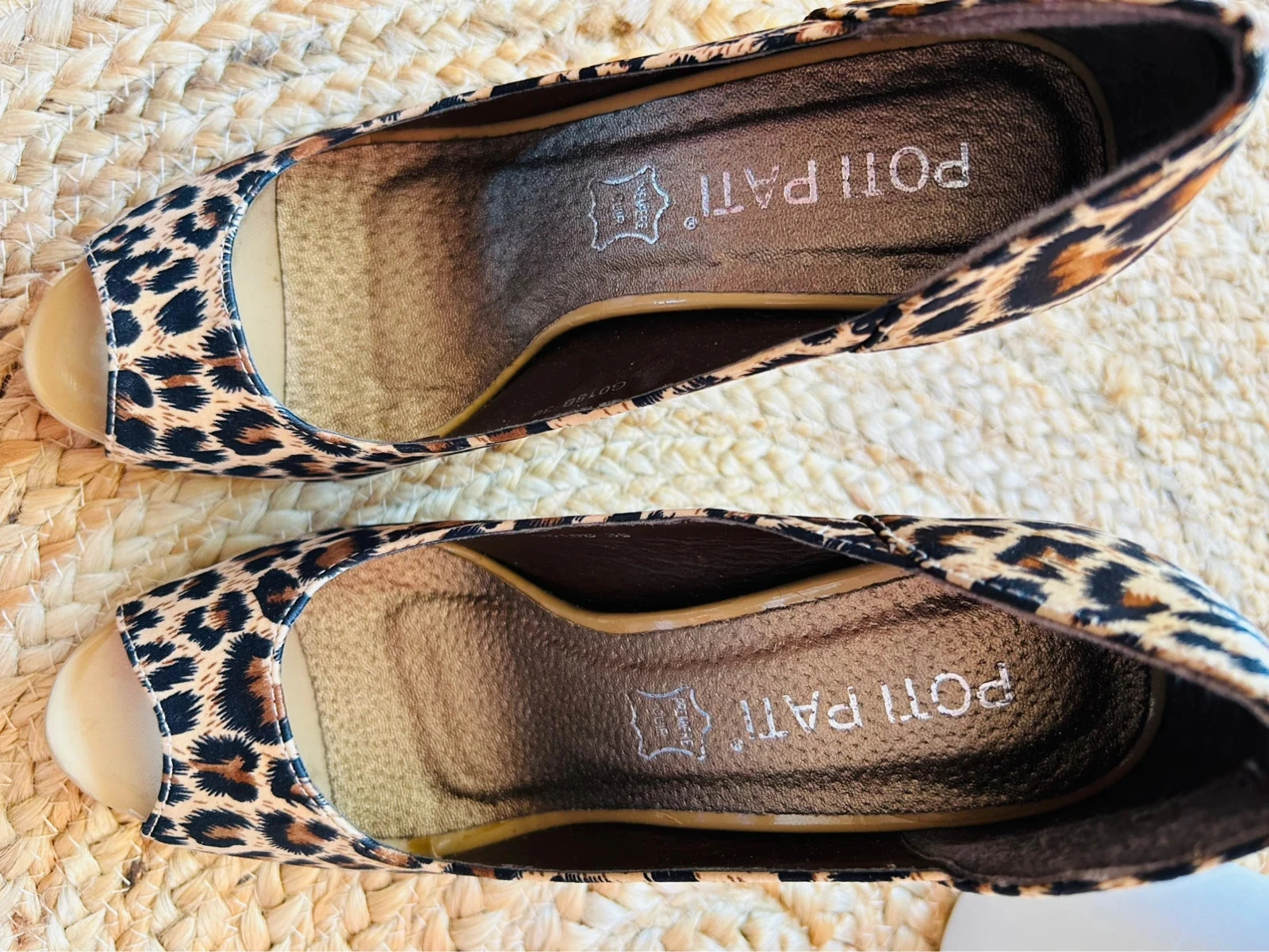 👠🐆Glamour Chic Leopard Glamour Chic EU36 Glam Elegant Leopard Peep Toe Heels UK3🐆👠 – photo 11